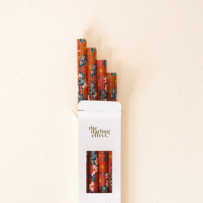 Tumbler Straw Set-Wild About You Teal