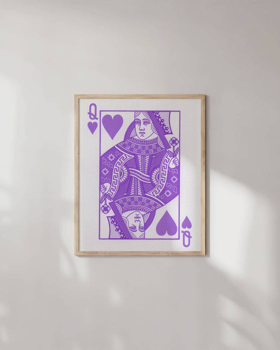 Purple Queen of Hearts