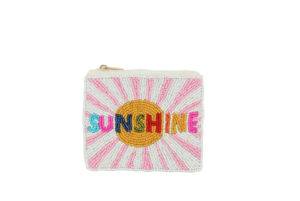Sunshine Beaded Coin Purse