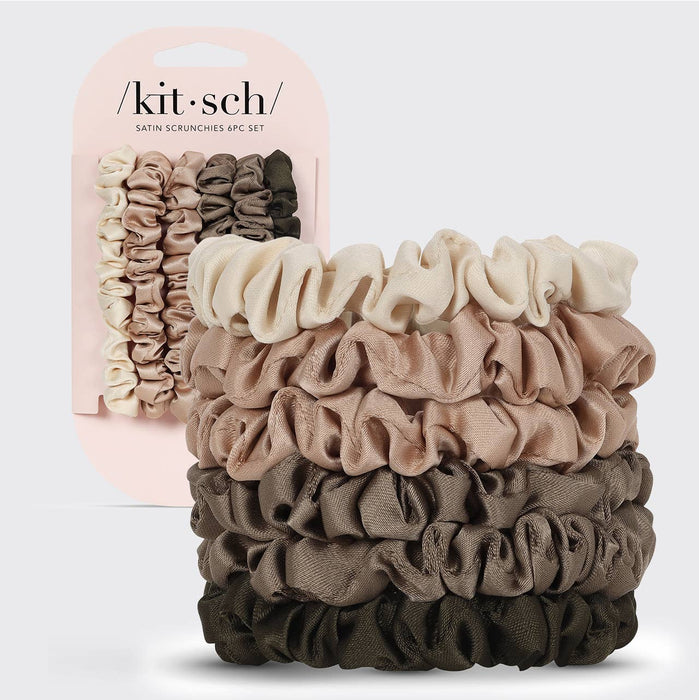 Kitsch Satin Scrunchies - Eucalyptus