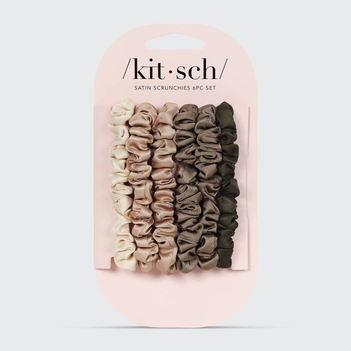 Kitsch Satin Scrunchies - Eucalyptus