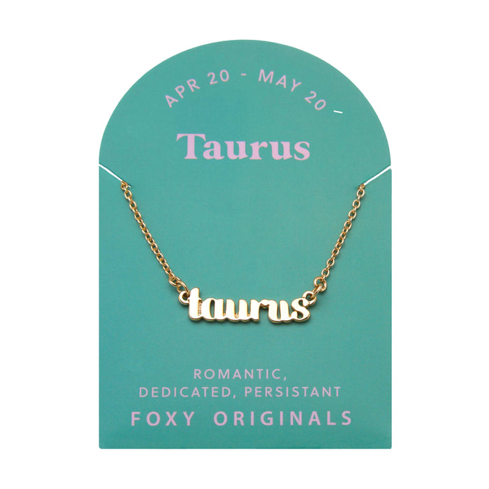 Zodiac Necklaces 14k Gold
