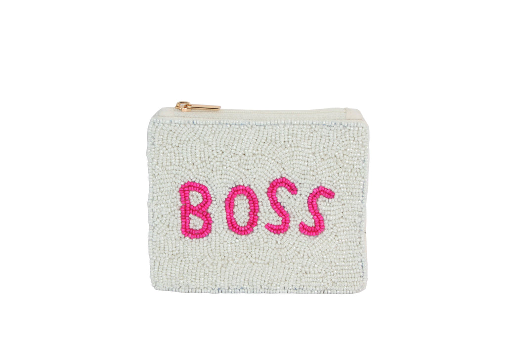 Boss Beaded Coin Purse