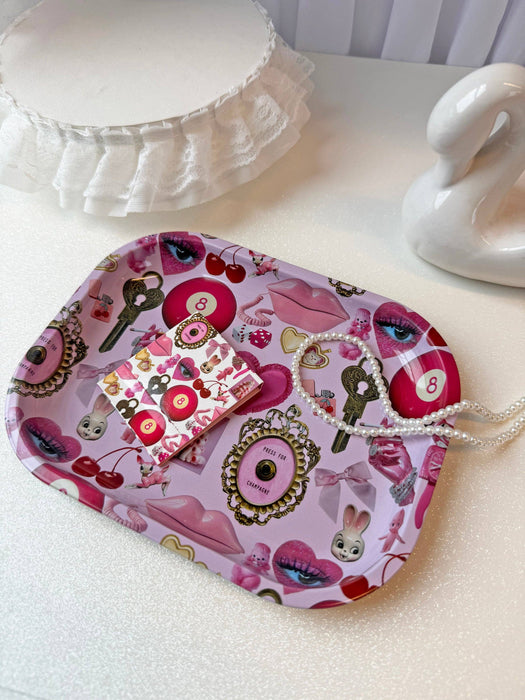 Pink Things Trinket Tray