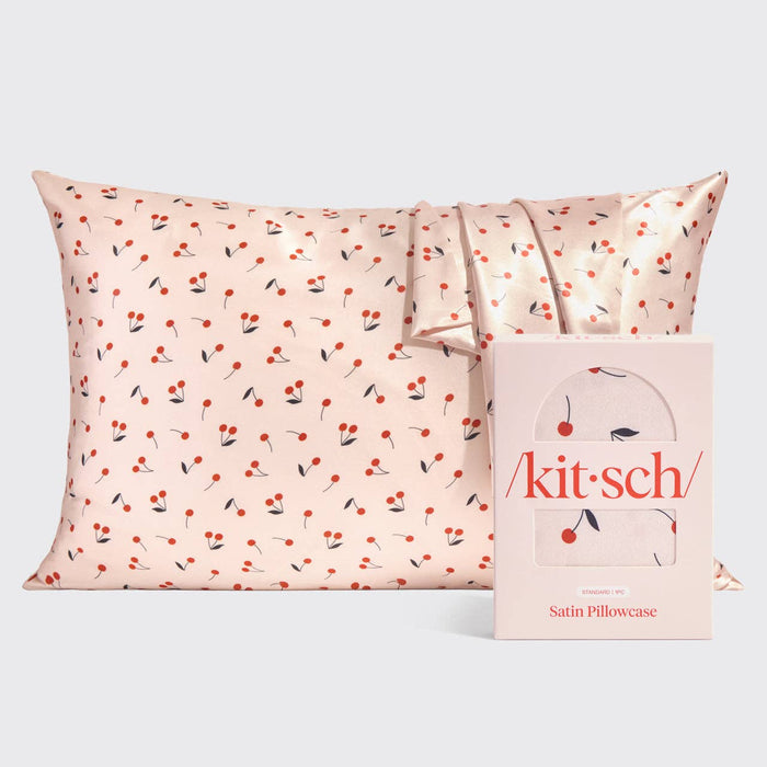 Kitsch Cherry Satin Pillowcase
