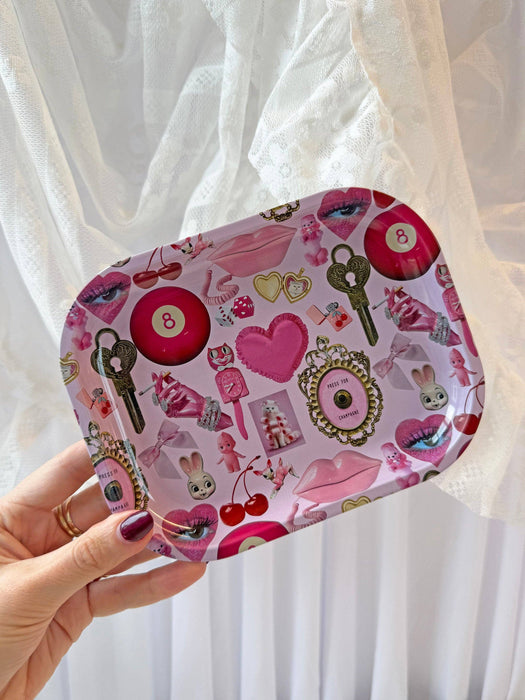 Pink Things Trinket Tray