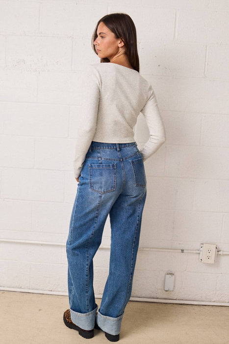 Ribbed Fitted Top