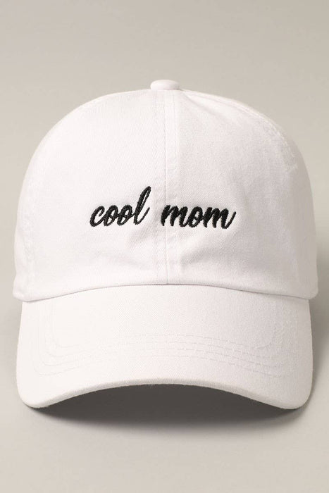 Cool Mom Embroidery Baseball Cap