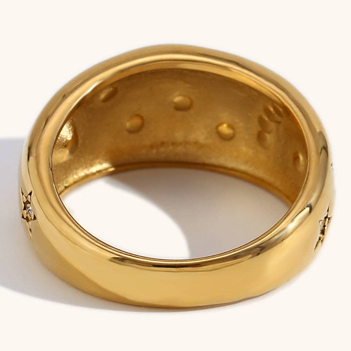 Star Moon Ring