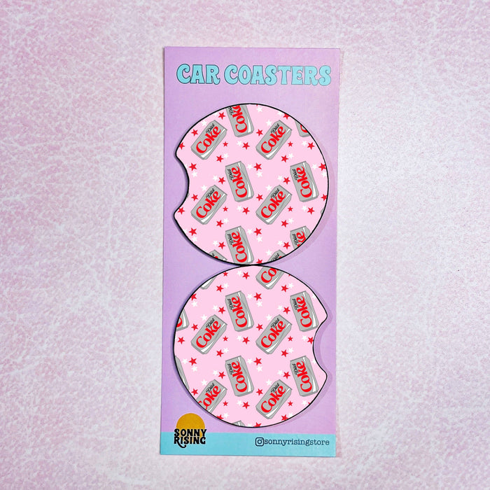 Car Coaster Set - Diet Coke Lover