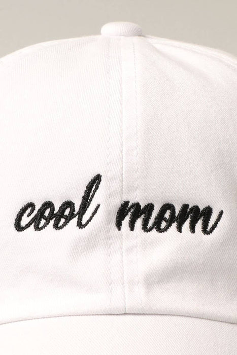 Cool Mom Embroidery Baseball Cap