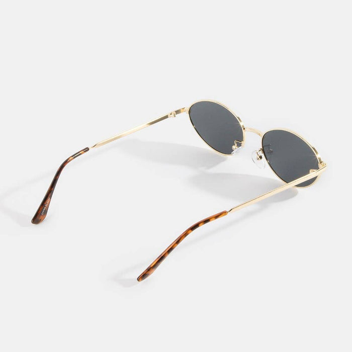 Slim Oval Cat Eye Sunglasses