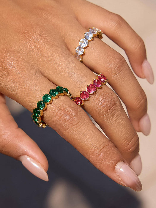 Veloura Eternity Ring- 18k Gold