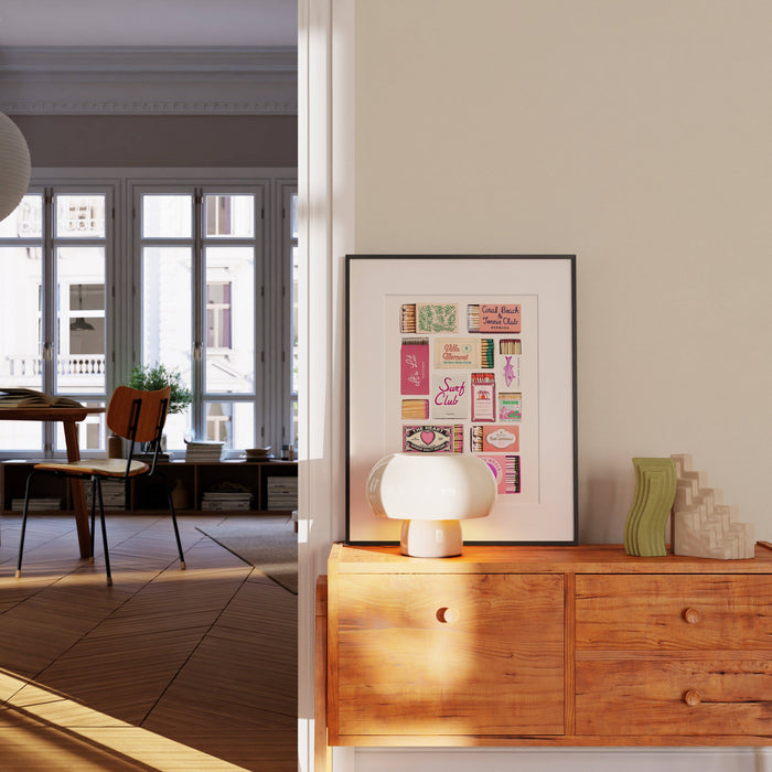 Pink Matches Art Print