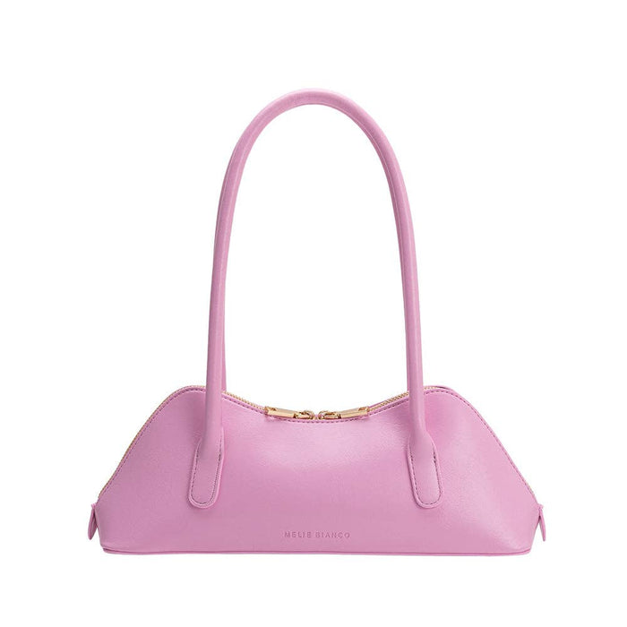 Dakota Pink Vegan Leather Shoulder Bag