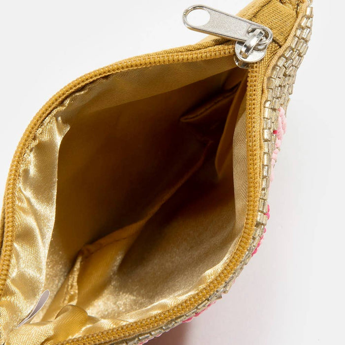 Gosh Darn It Beaded Coin Purse