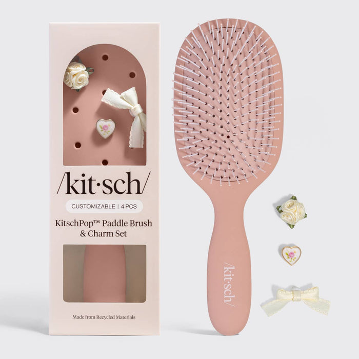 Kitsch Paddle Brush - Terracotta