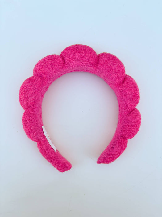 Puffy Hair Band - Hot Pink