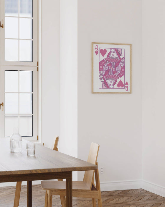 Queen of Hearts Art Print