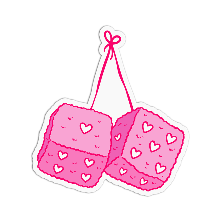 Fuzzy Dice Stickers