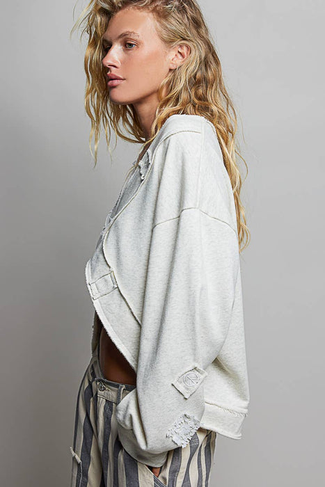 V-NeckCross Wrap Top