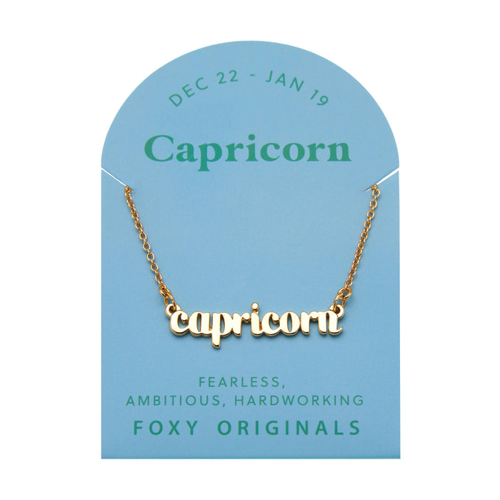 Zodiac Necklaces 14k Gold