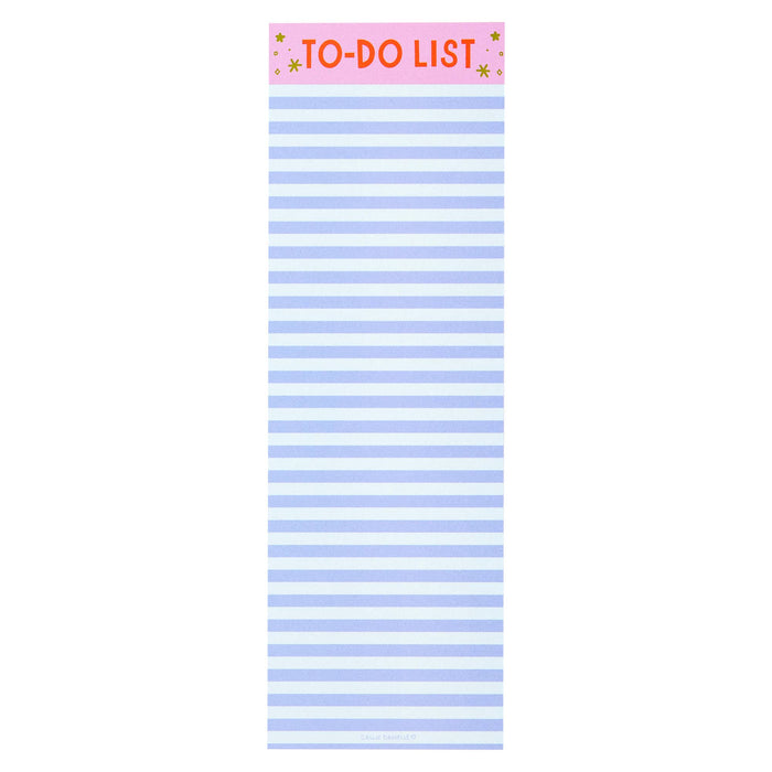 Blue Stripe To Do List Notepad