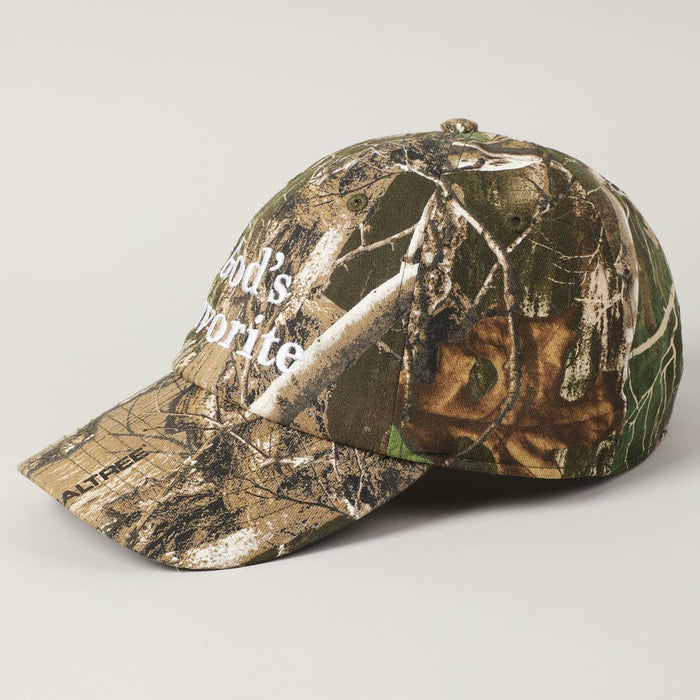 God's Favourite Camouflage Baseball Cap