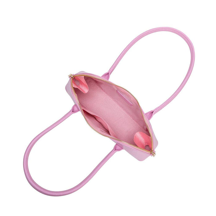 Dakota Pink Vegan Leather Shoulder Bag