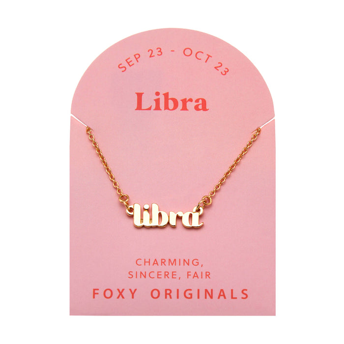 Zodiac Necklaces 14k Gold