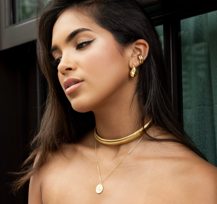 Josie Choker Necklace - 18K Gold