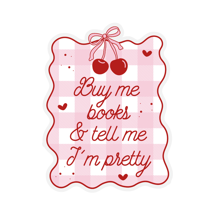 Buy Me Books Sticker