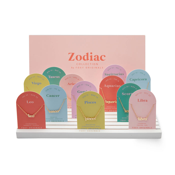 Zodiac Necklaces 14k Gold