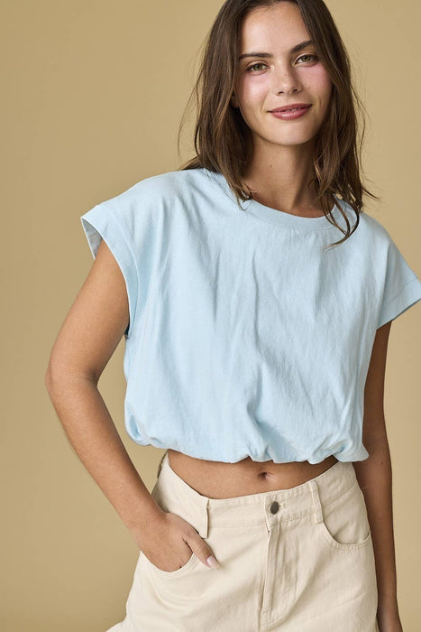 Bubble Hem T- Shirt