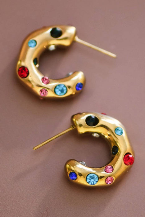 The Capri Hoops- 18K Gold