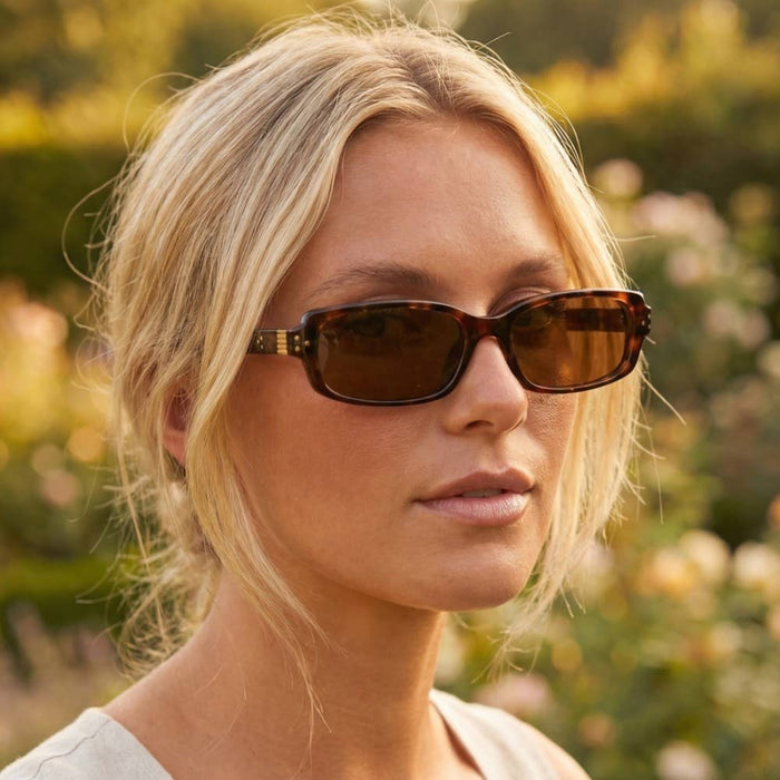 Slim Narrow Rectangle Sunglasses