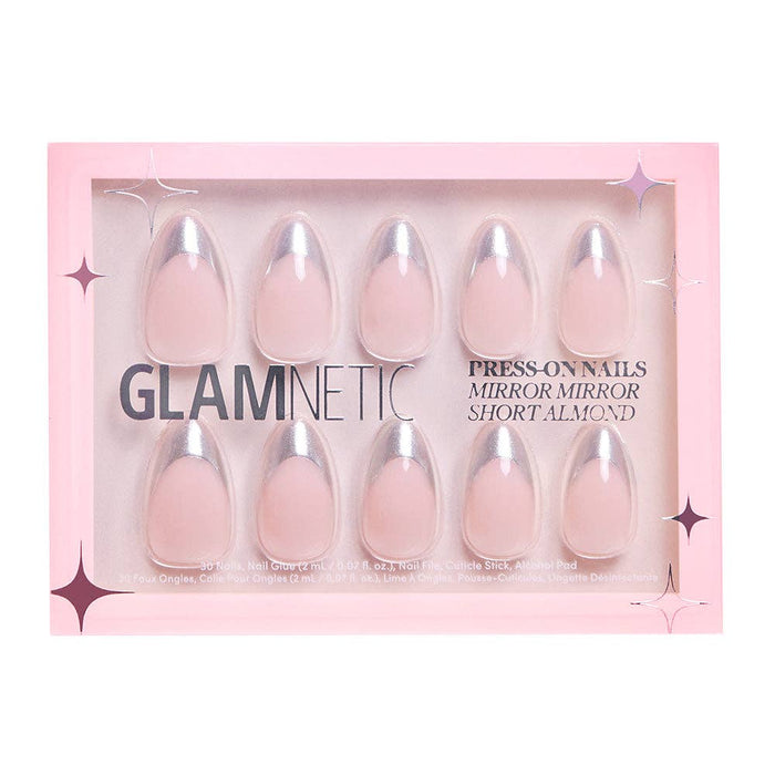 Glamnetic Chrome Silver French Tip