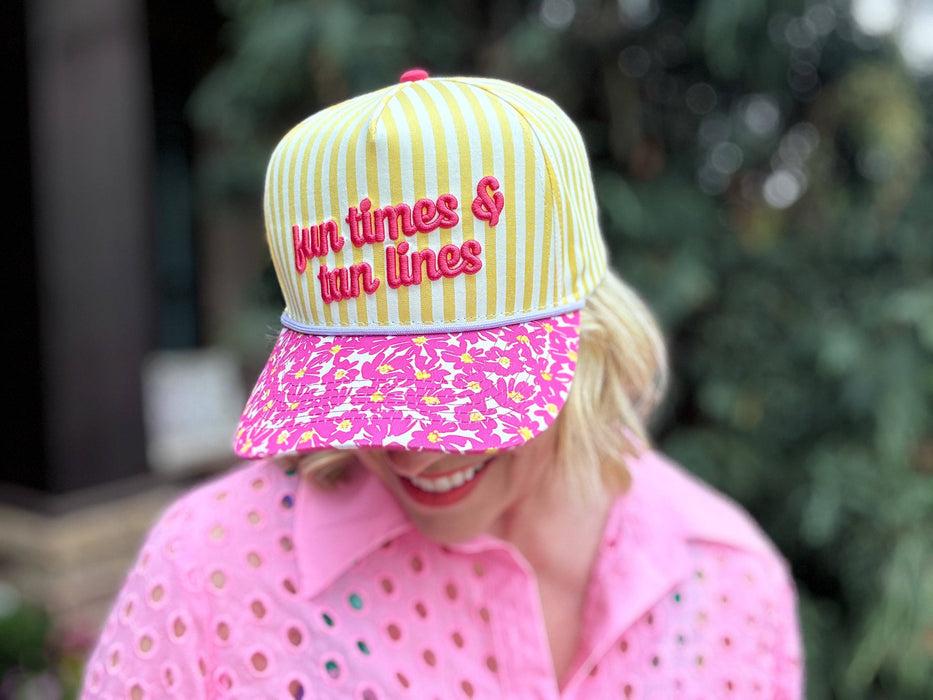 "Fun Times & Tan Lines" Baseball Hat