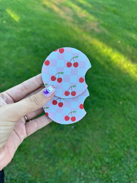 Car Coaster Set - Pink Cherry