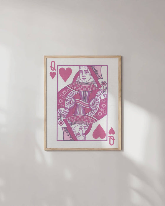 Queen of Hearts Art Print