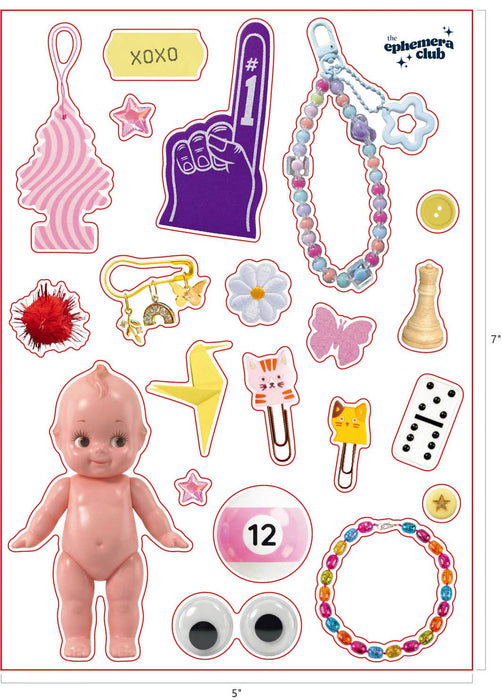 Curiosity Cabinet Ephemera Sticker Sheet