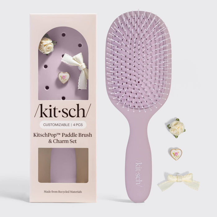 Kitsch Paddle Brush - Soft Violet