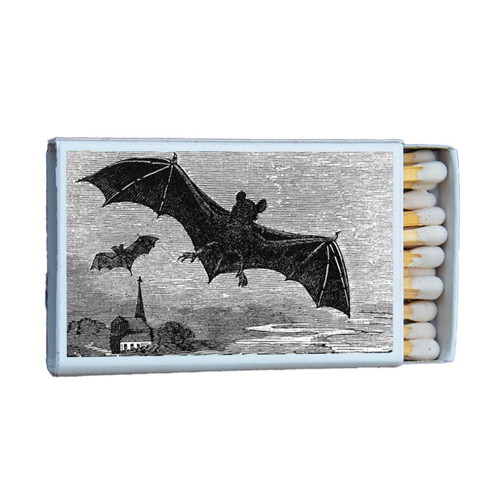 Bat Illustration Matchbox