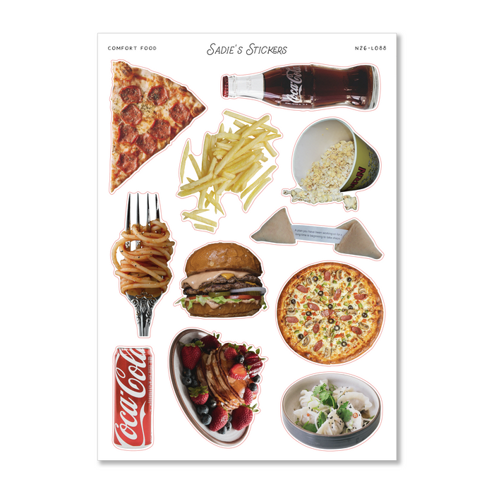 Comfort Food Sticker Sheet