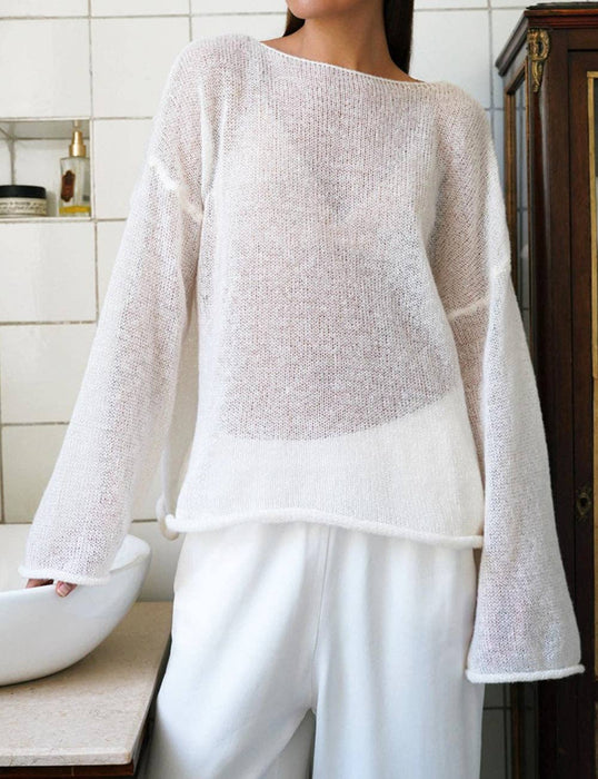 Hollow Knit Top