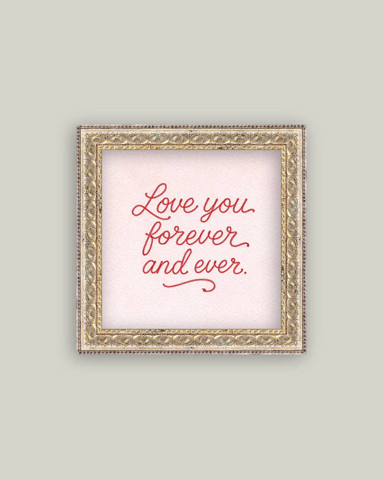 Love You Forever Framed Art Print