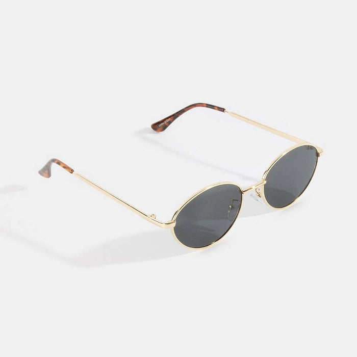 Slim Oval Cat Eye Sunglasses