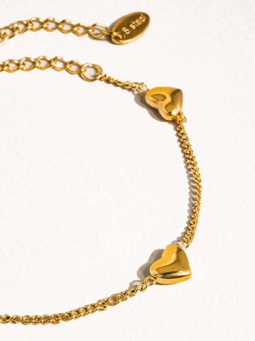 Vivre Petite Heart Necklace 18k Gold