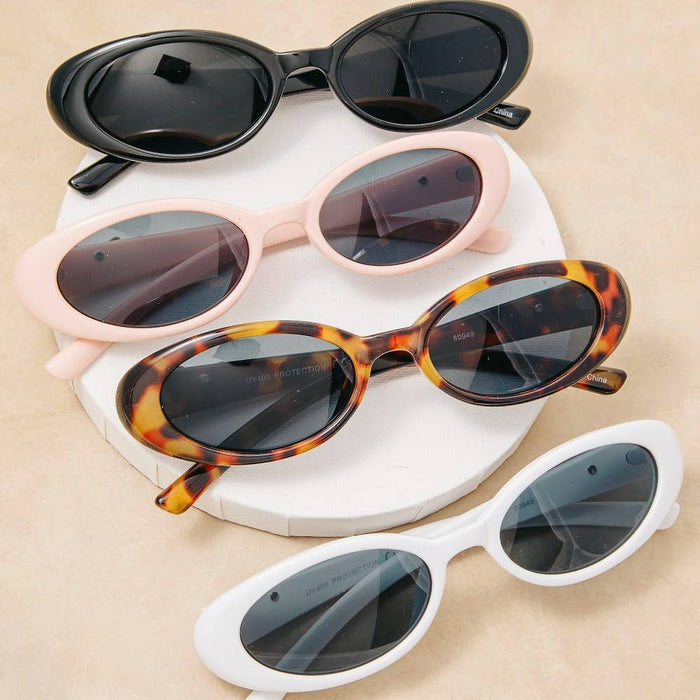 Oval Frame Sunglasses