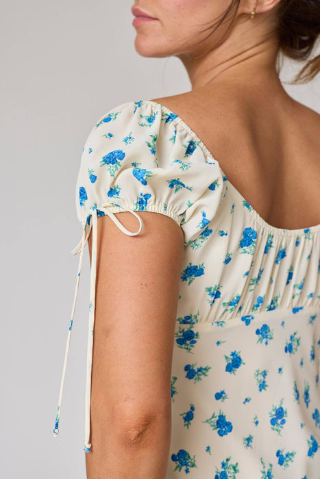 Charlotte Ruffle Puff Sleeve Dress